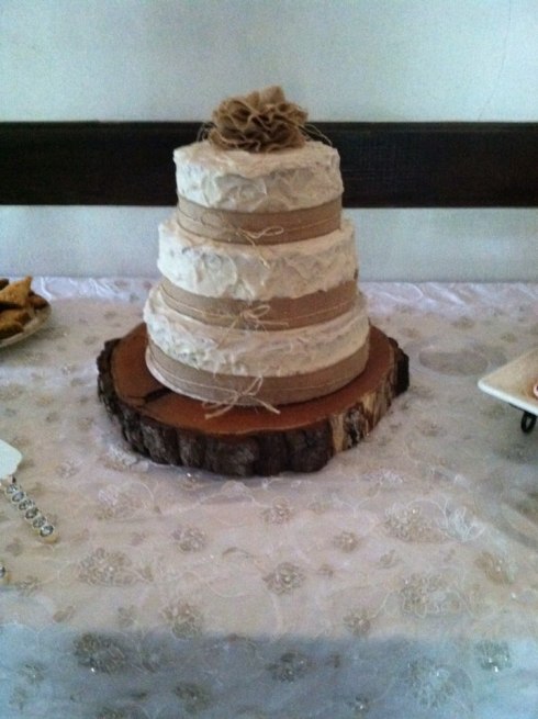 Pecan Wedding Cake